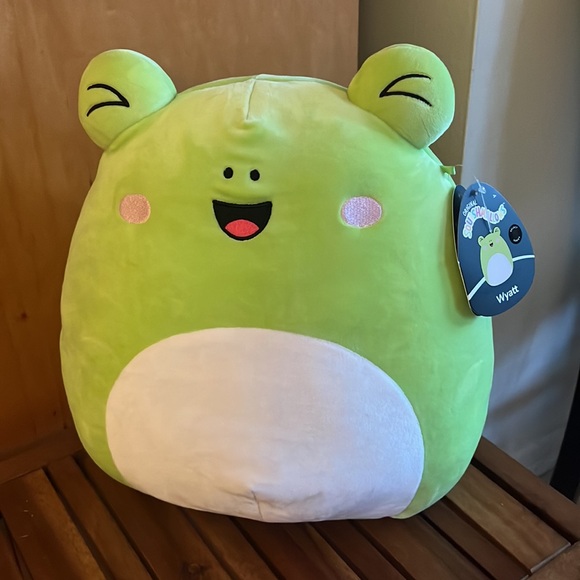 *CROSS LIST* NWT 12” Select Series Wyatt the Frog Squishmallows rare collectible - Picture 7 of 7